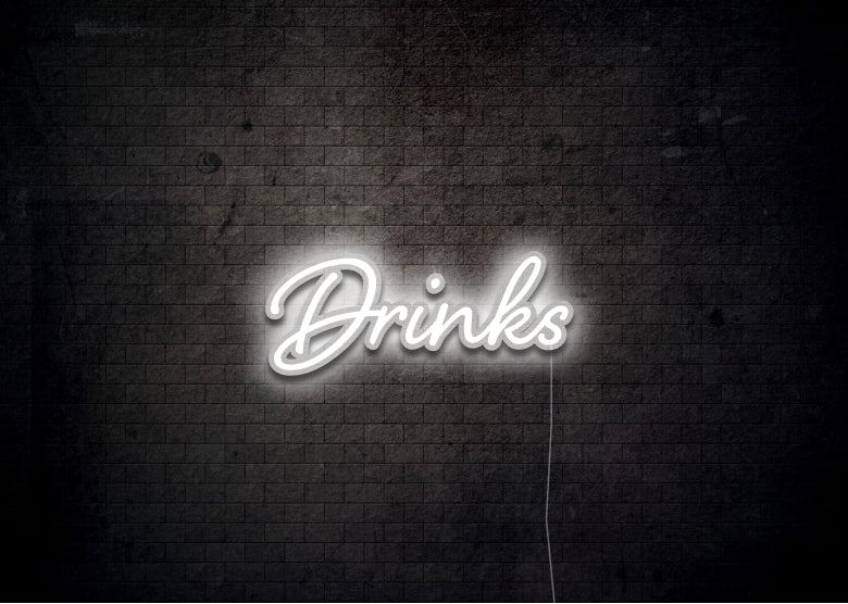 Drinks - Neon Sign