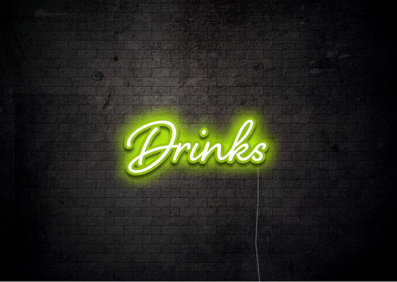Drinks - Neon Sign