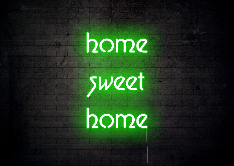 home sweet home - Neon Signs