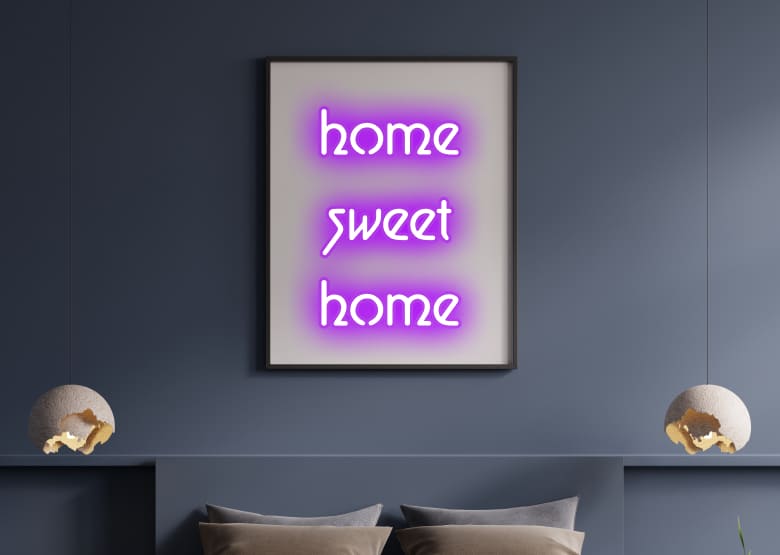 home sweet home - Neon Signs