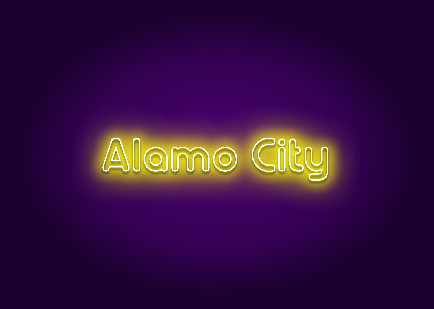 Alamo City Neon Sign - San Antonio