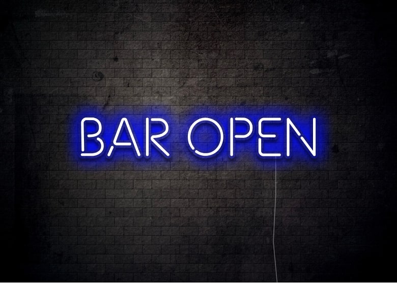 BAR OPEN - Bar Neon Sign