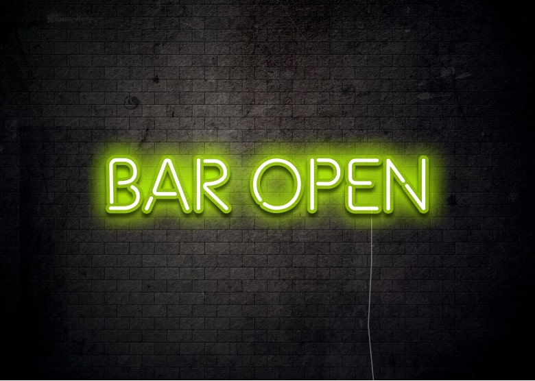 BAR OPEN - Bar Neon Sign