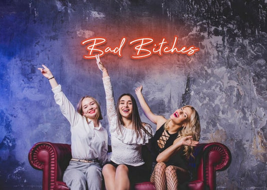 Bad Bitched Red | Babe Room Girls Room Neon Signs | OMGNeon.com