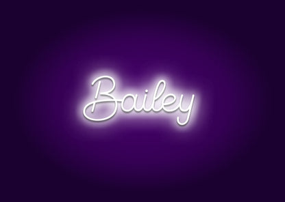 Bailey - Name Neon Signs