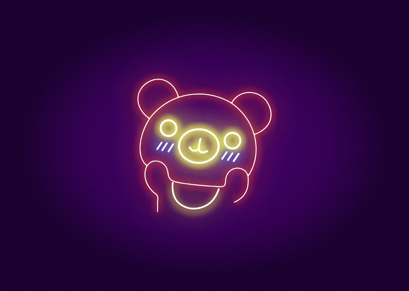 Bear Neon Signs for Kids