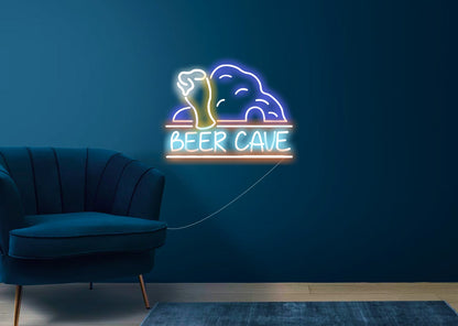 Beer Cave Neon Sign