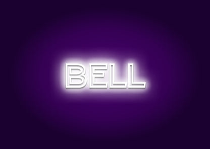 Bell - Name Neon Signs