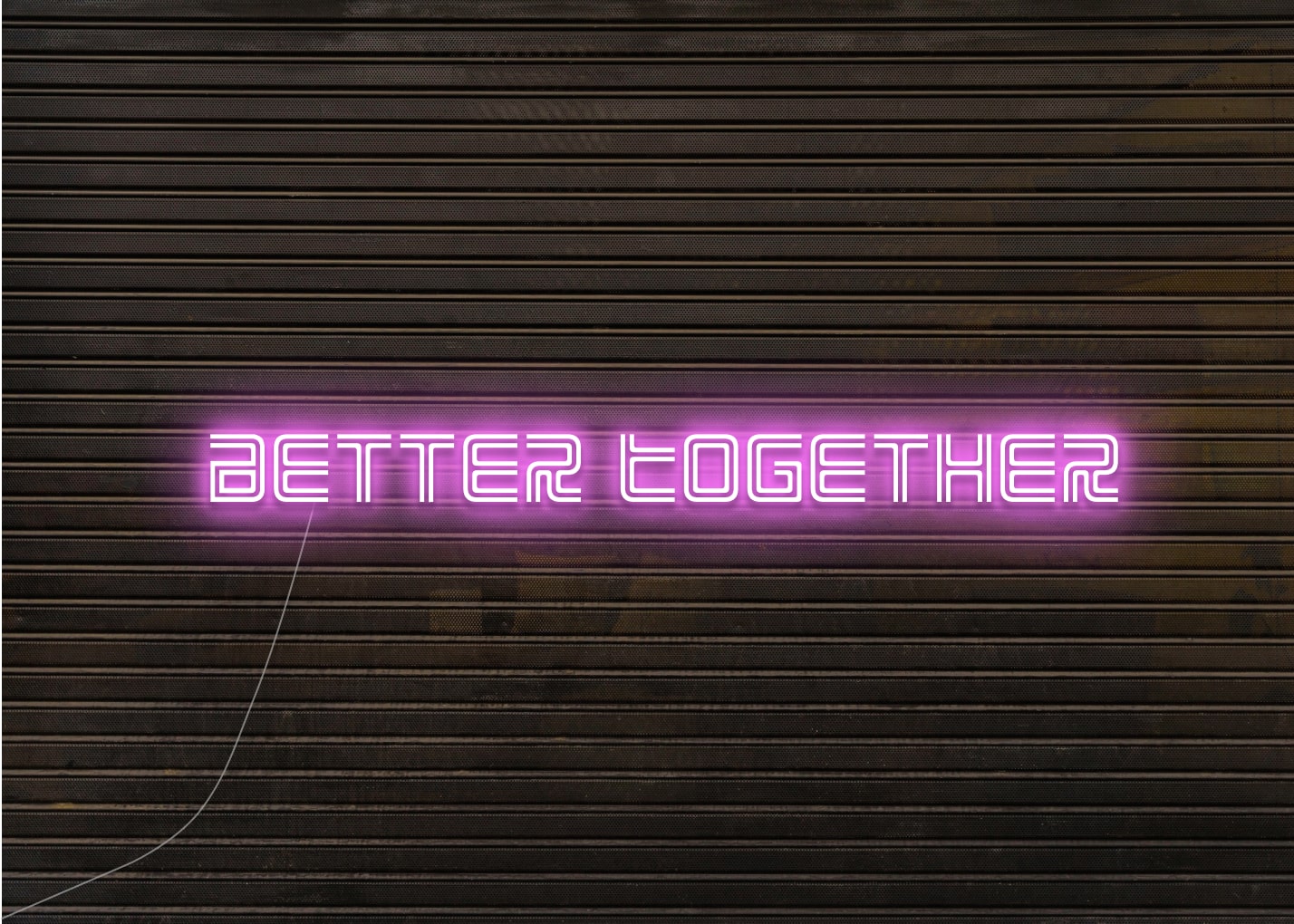 Better Together - Stylish Neon Sign