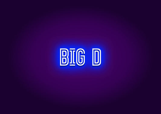 Big D Neon Sign - Dallas