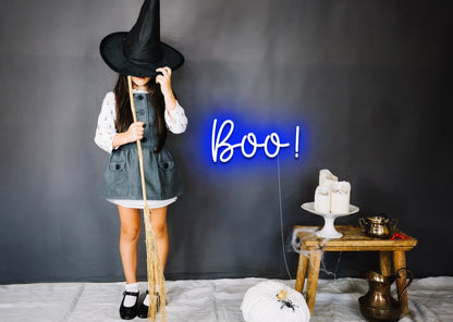 Boo! Neon Sign