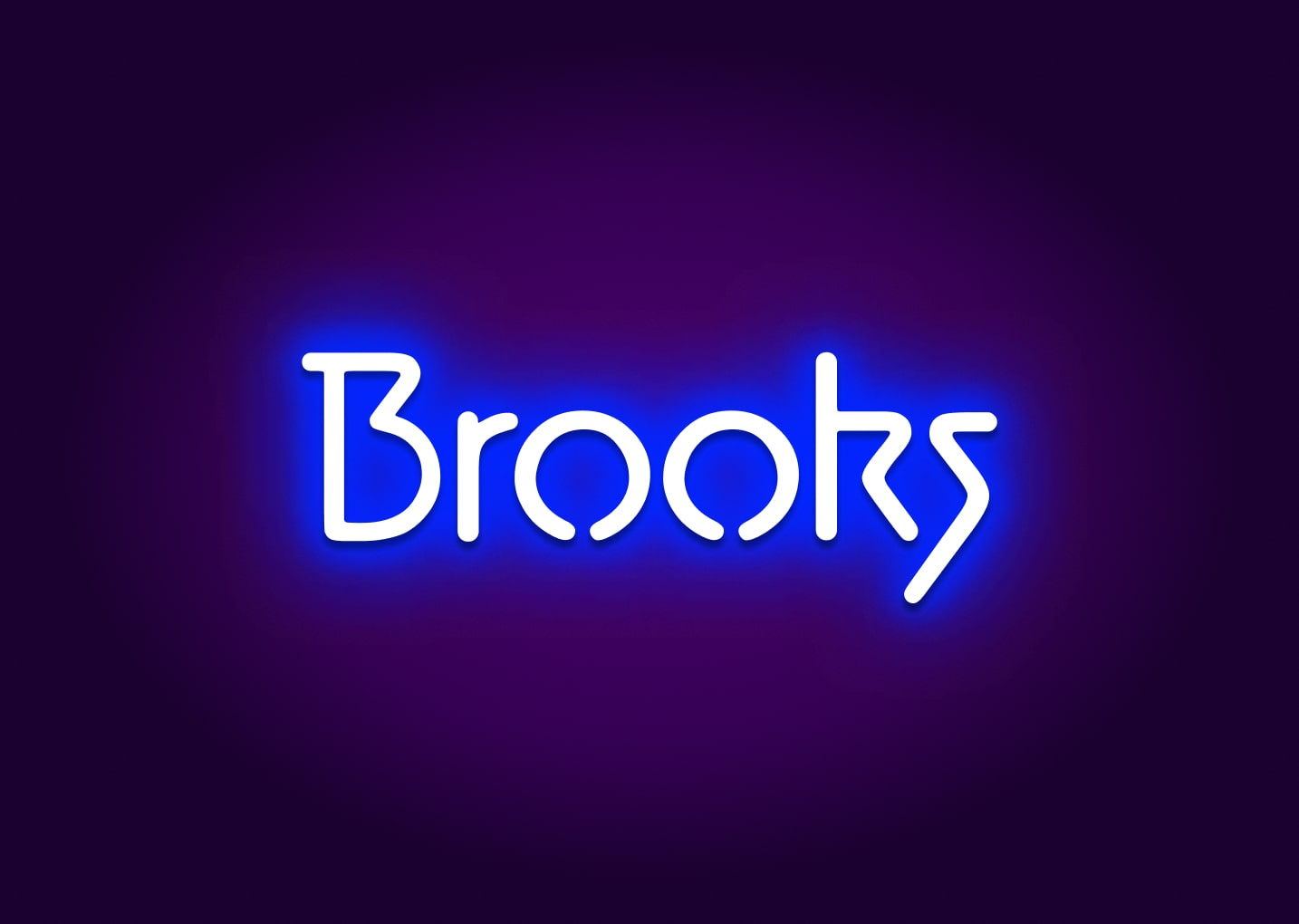 Brooks - Name Neon Signs