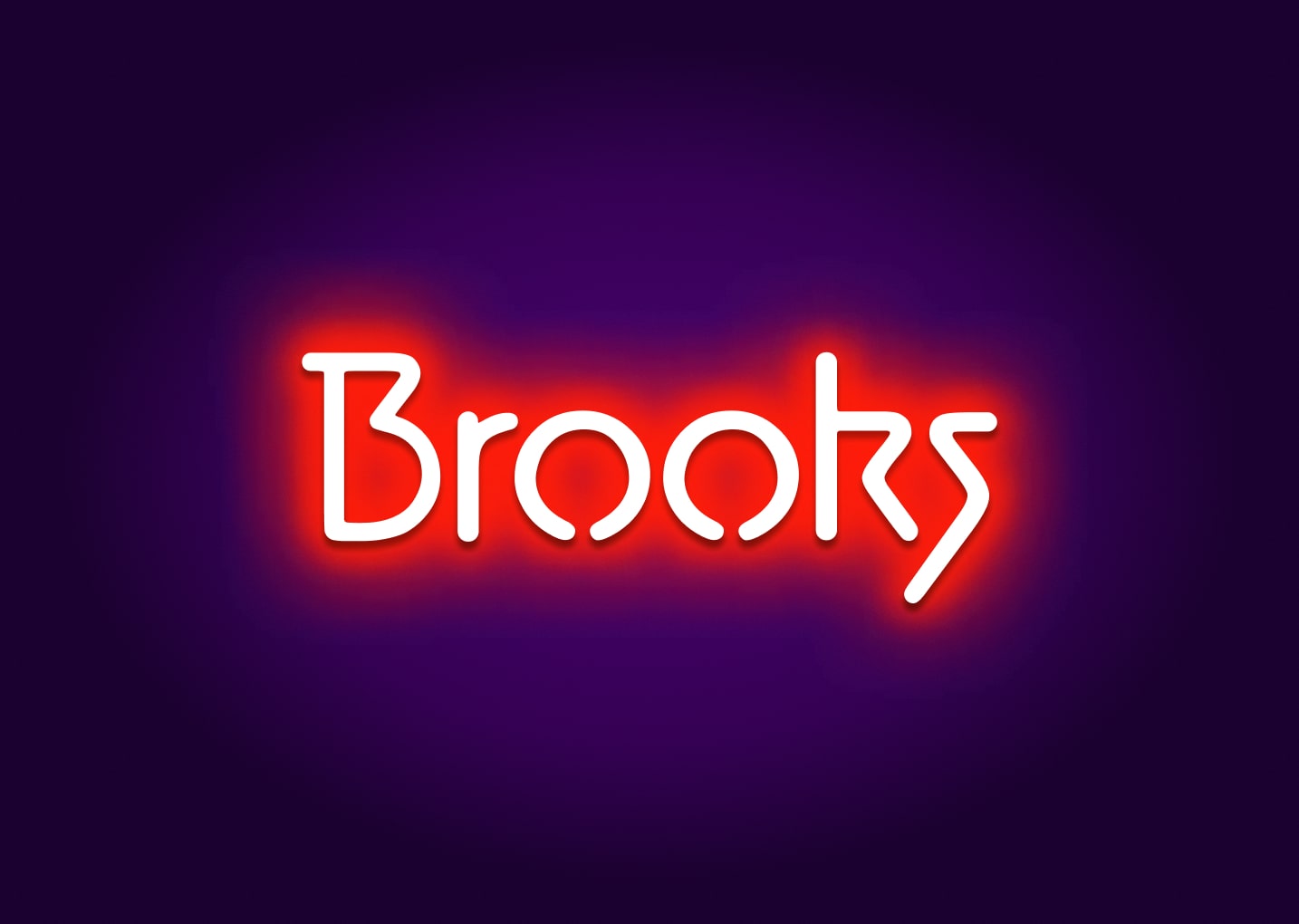 Brooks - Name Neon Signs