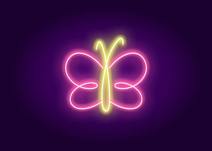 Butterfly Neon Signs for Kids