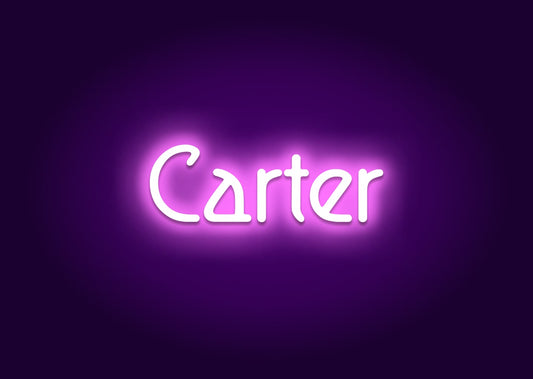 Carter - Name Neon Signs