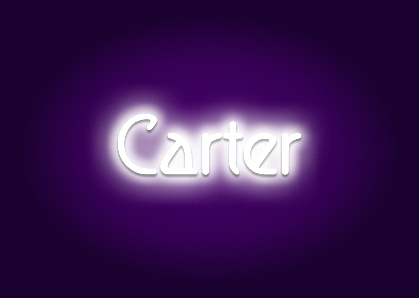 Carter - Name Neon Signs