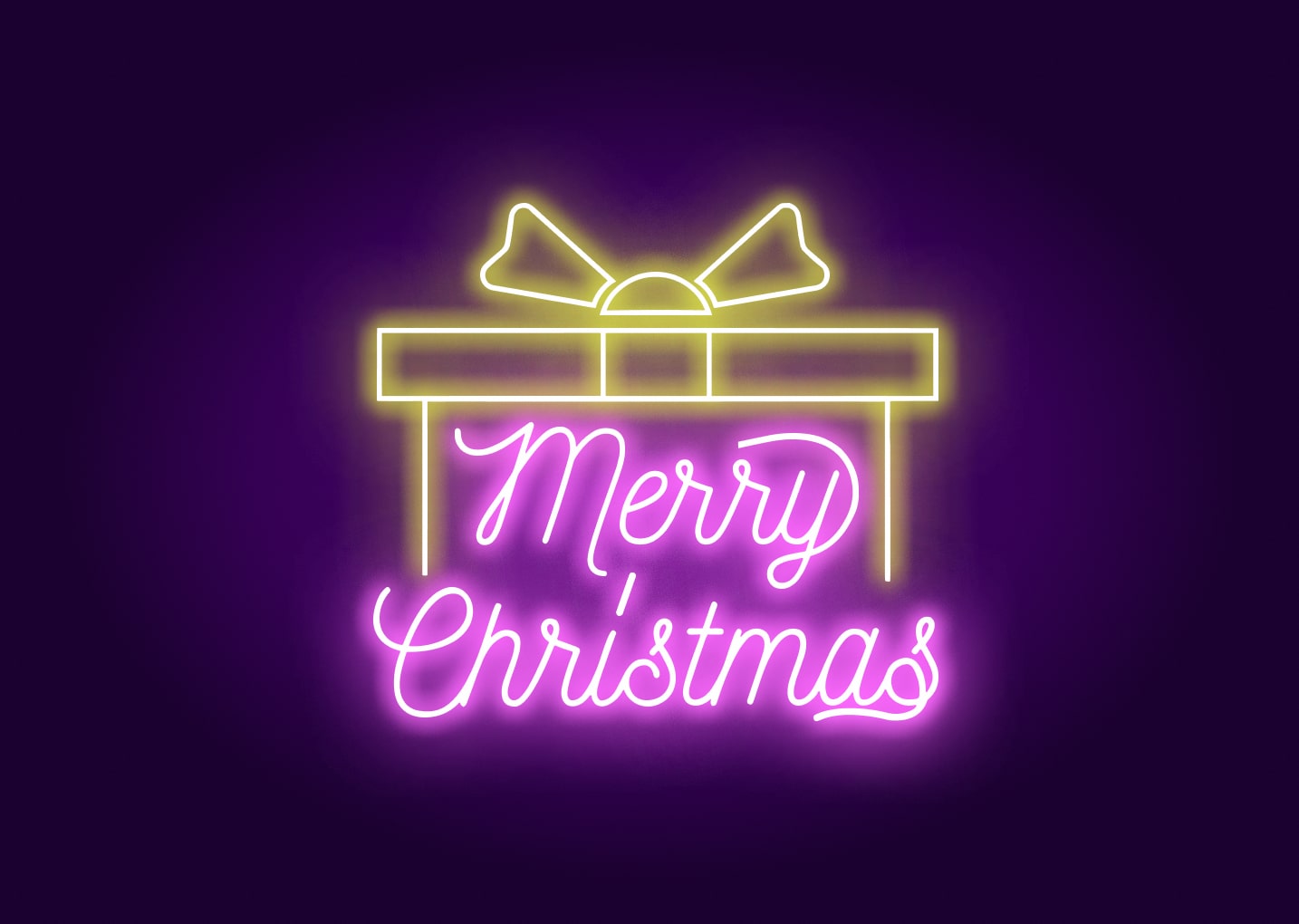 Christmas Gift Neon Signs