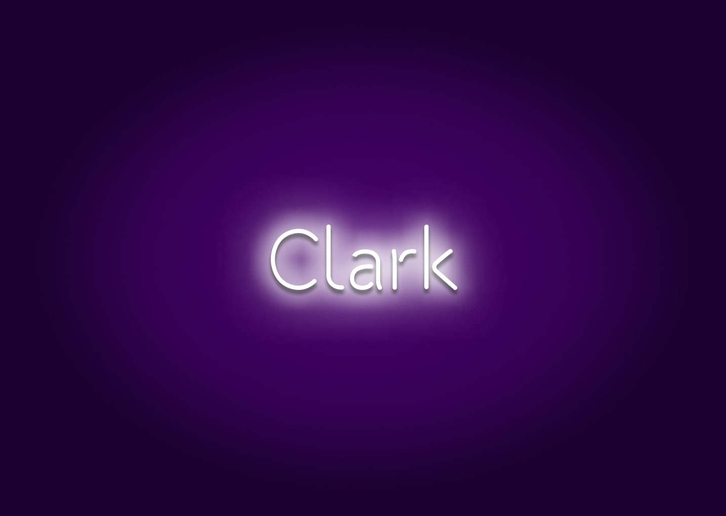 Clark - Name Neon Signs