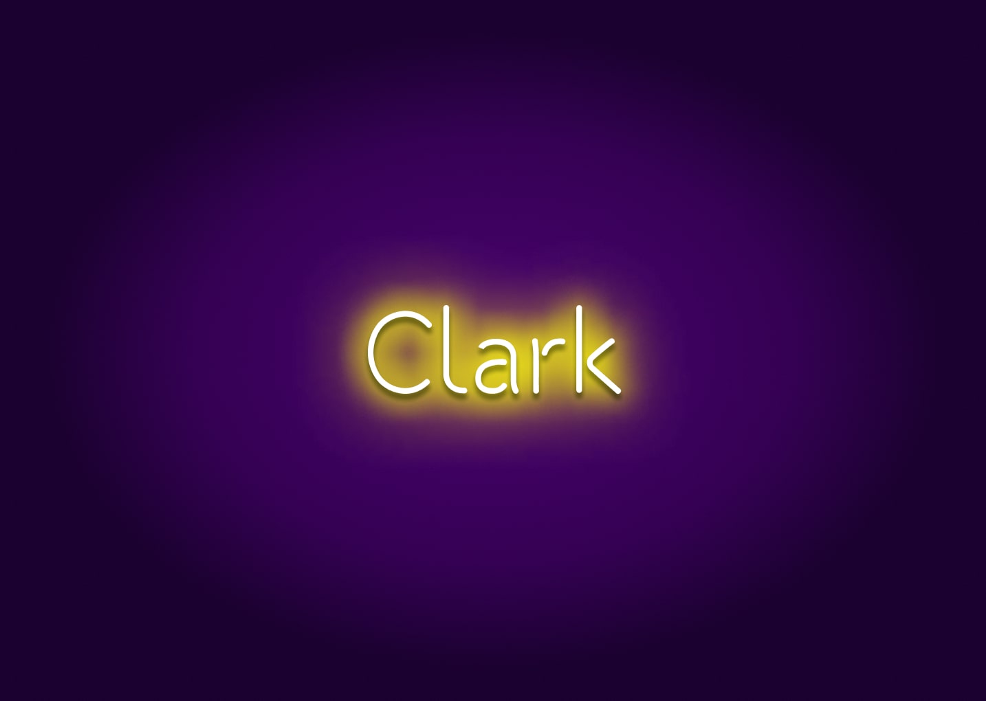 Clark - Name Neon Signs