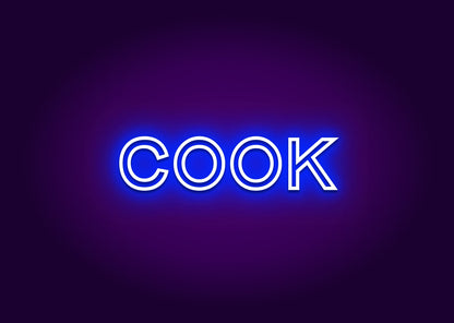 Cook - Name Neon Signs