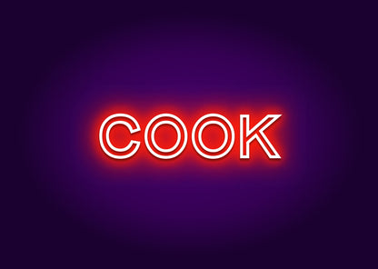 Cook - Name Neon Signs