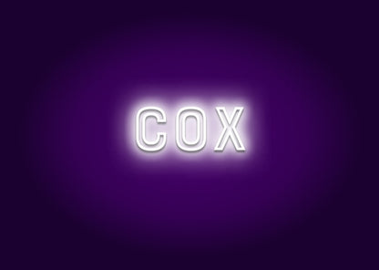 Cox - Name Neon Signs