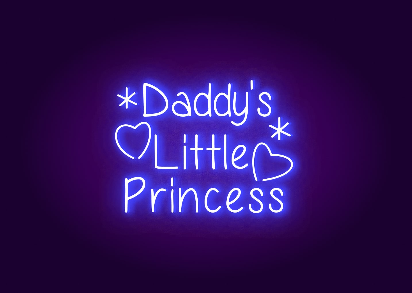 Daddy's Little Princess Neon Signs