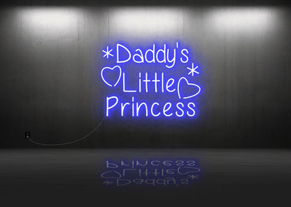 Daddy's Little Princess Neon Signs