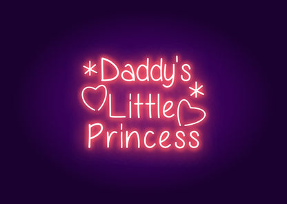 Daddy's Little Princess Neon Signs