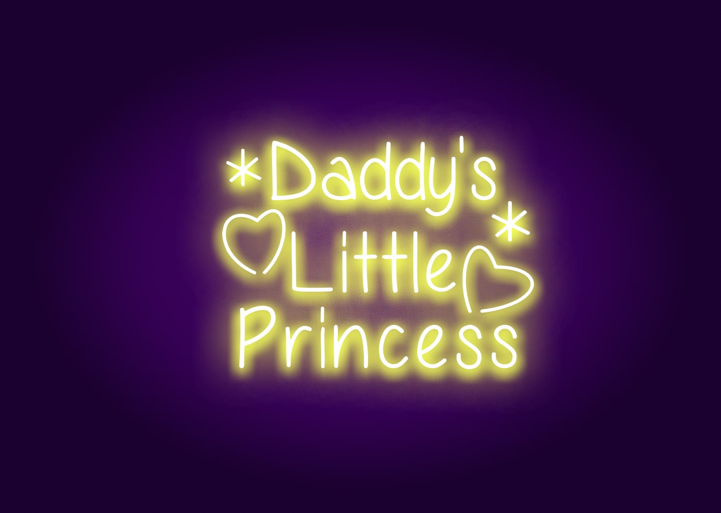 Daddy's Little Princess Neon Signs