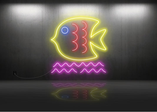 Fish - Neon Signs for Kids