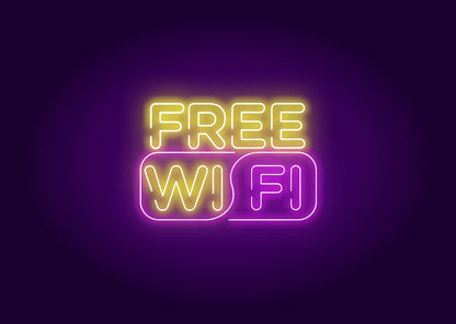 Free Wifi - Neon Signs
