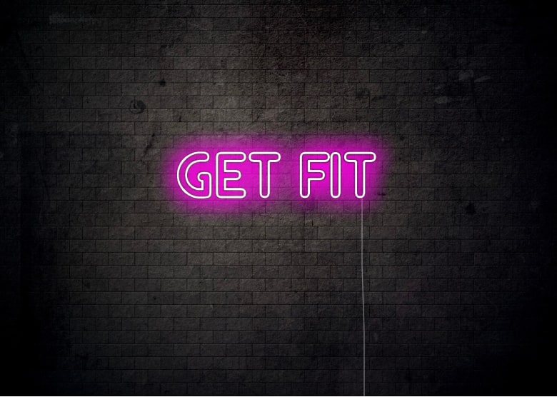 GET FIT - Gym Neon Sign