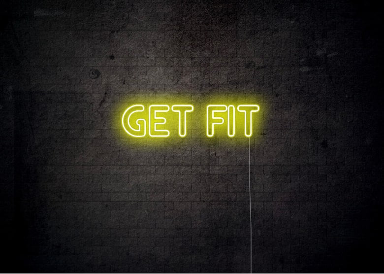 GET FIT - Gym Neon Sign