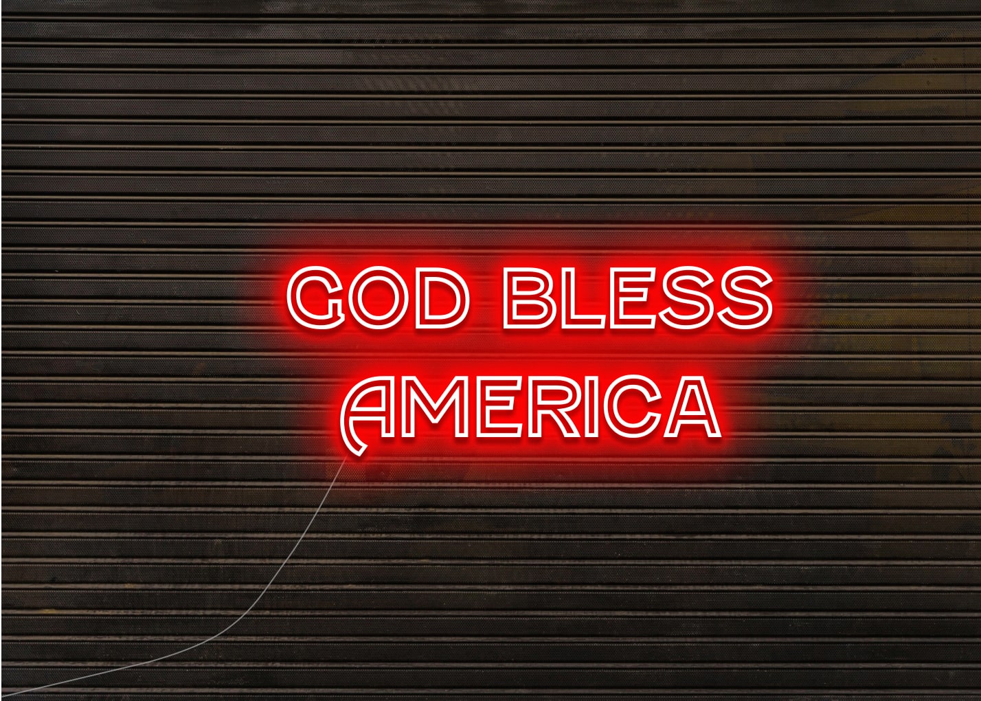 GOD BLESS AMERICA - Neon Sign