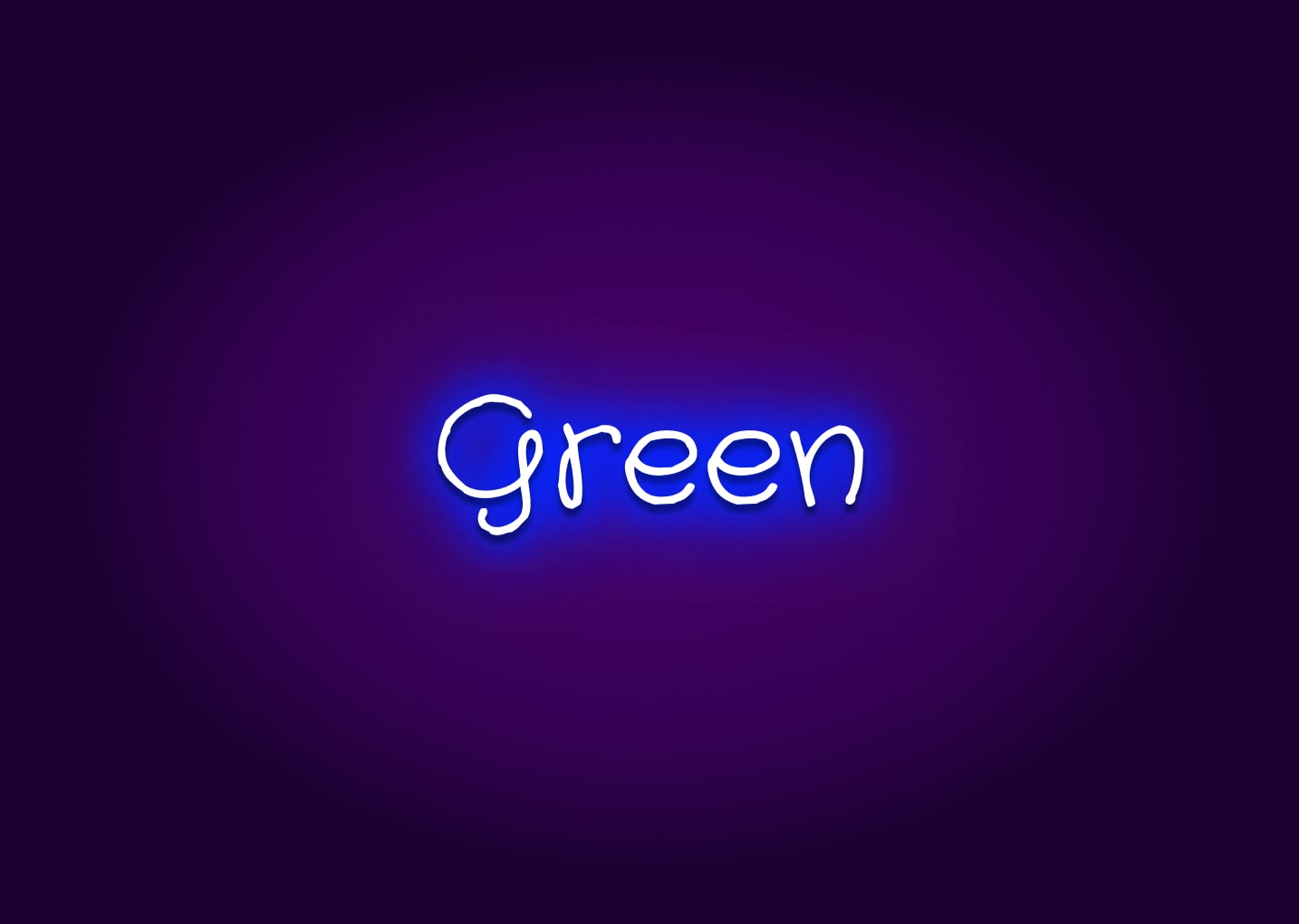 Green - Name Neon Signs