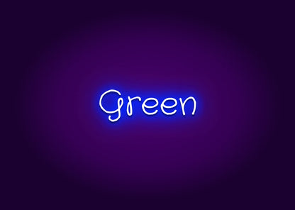 Green - Name Neon Signs