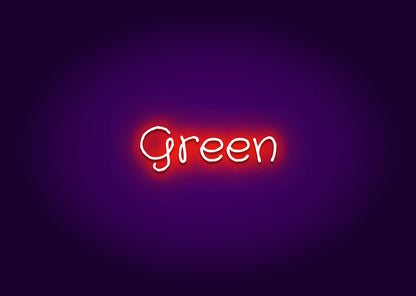 Green - Name Neon Signs