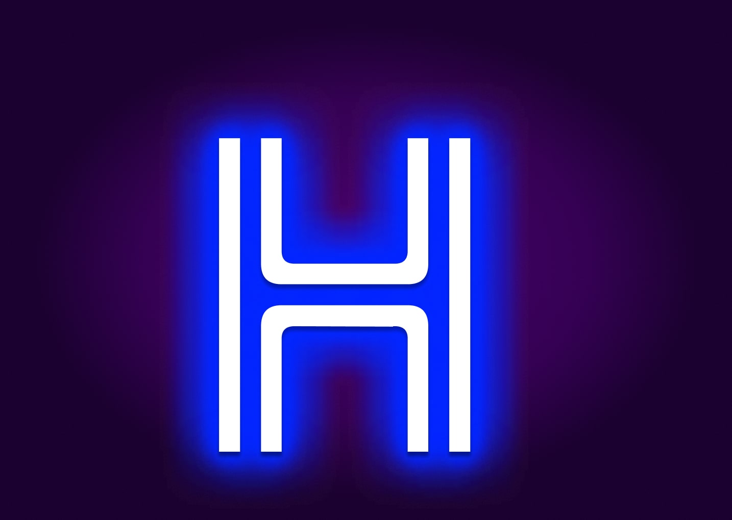 Name Initials H Neon Signs - Classic