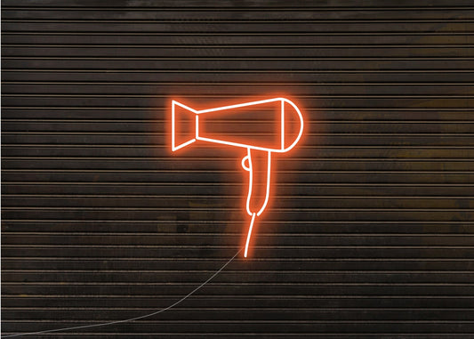 Hair Dryer Neon Signs