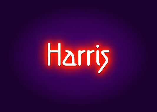 Harris - Name Neon Signs