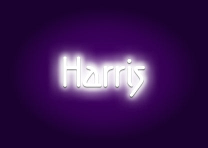 Harris - Name Neon Signs