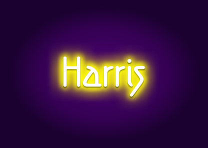 Harris - Name Neon Signs