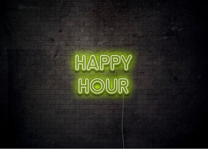 HAPPY HOUR - Bar Neon Sign