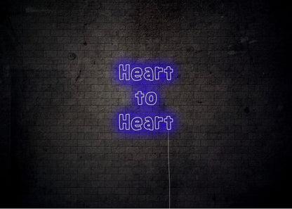 Heart to Heart - Neon Sign