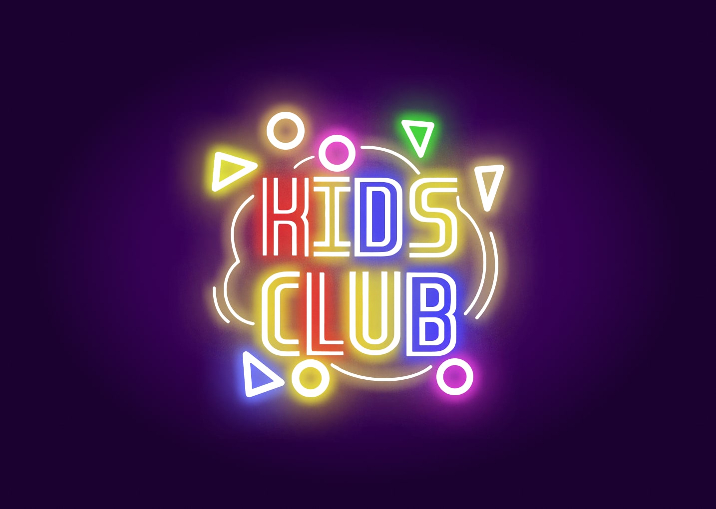 Kids Club - Neon Signs for Kids