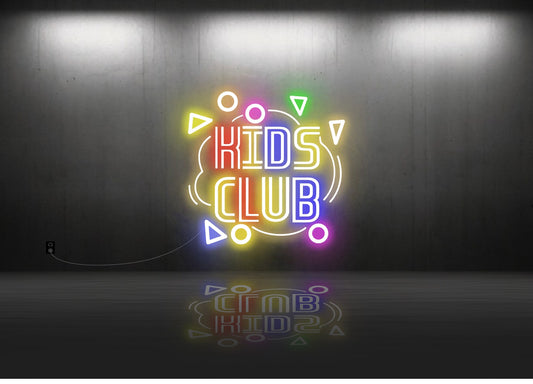 Kids Club - Neon Signs for Kids