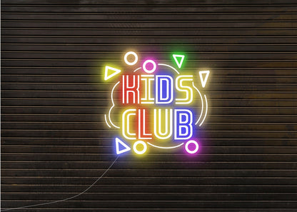 Kids Club - Neon Signs for Kids