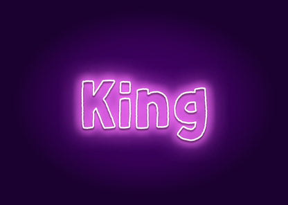 King - Name Neon Signs