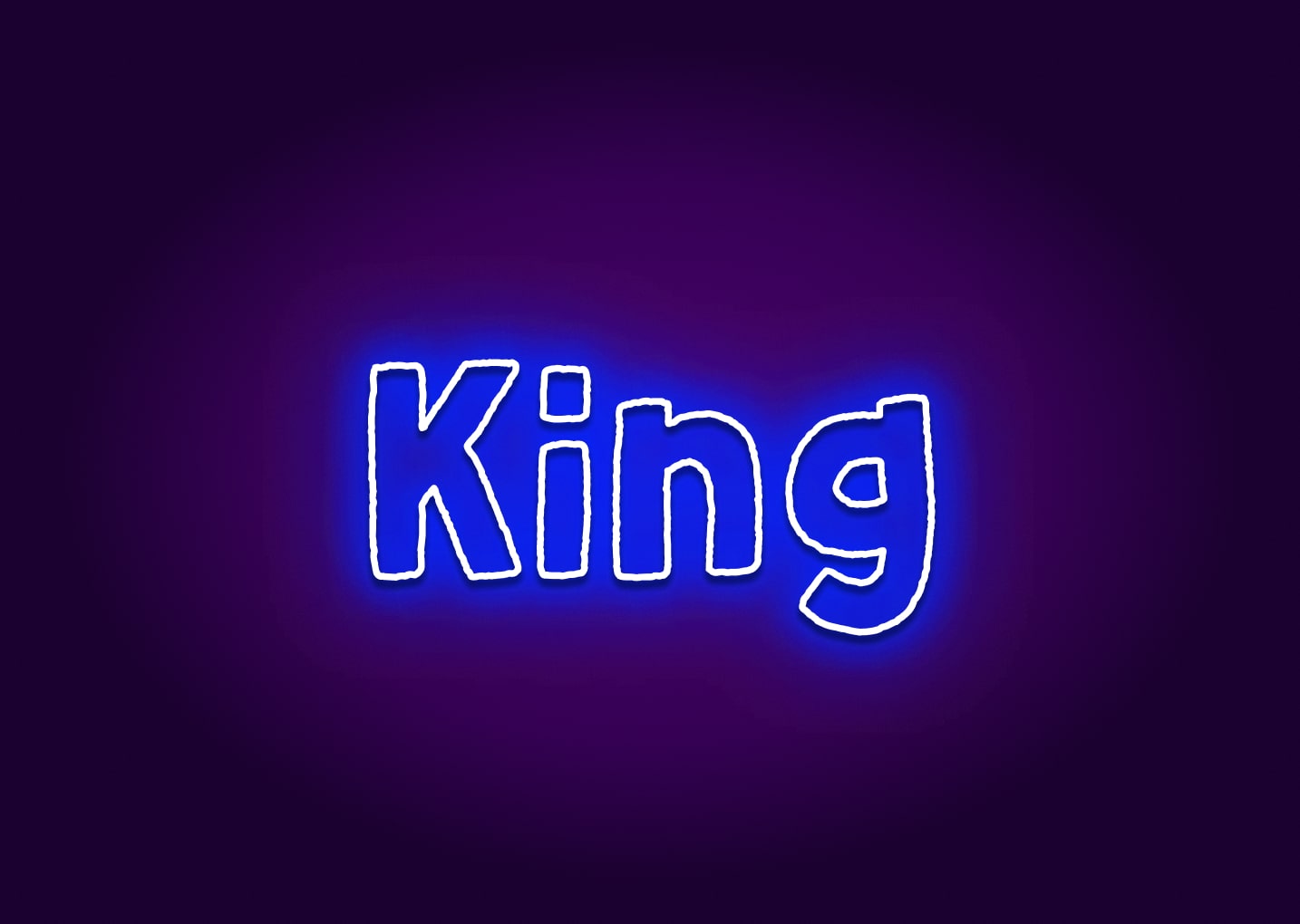 King - Name Neon Signs